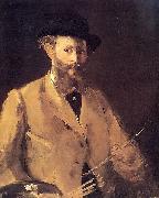 Self-Portrait with Palette Edouard Manet
